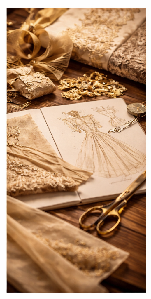 Couture detailing by Shilam