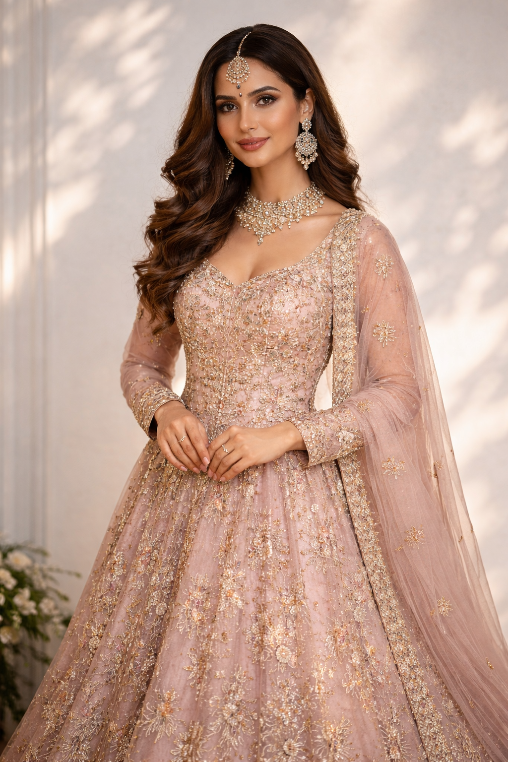 Heavy Embroidery Dress